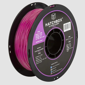 HATCHBOX 3D TPU 1.75MM FILAMENT in Various Colors