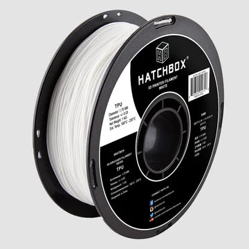 HATCHBOX 3D TPU 1.75MM FILAMENT in Various Colors