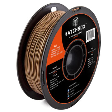 HATCHBOX 3D PLA 1.75MM FILAMENT in Various Colors