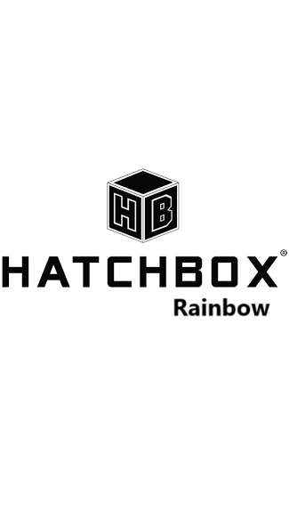 HATCHBOX 3D PLA 1.75MM Rainbow FILAMENT in Various Colors