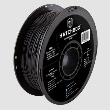 HATCHBOX 3D TPU 1.75MM FILAMENT in Various Colors