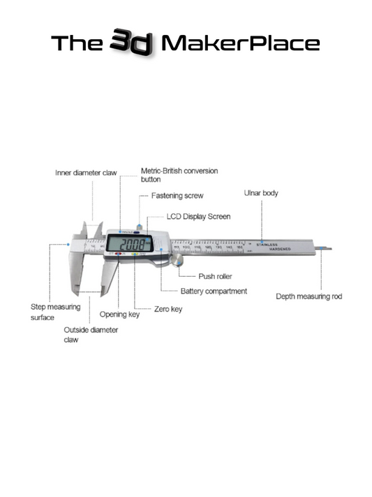 Digital Calipers 150mm Stainless Steel