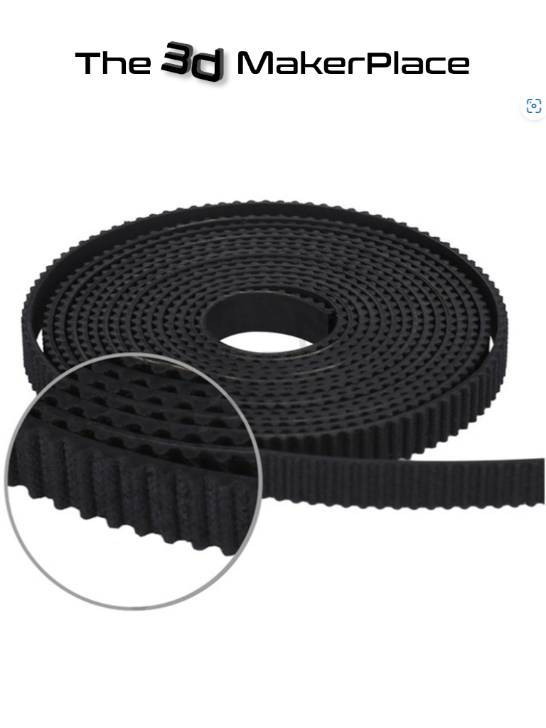 GT2 6mm Neoprene and Fiberglass Belts