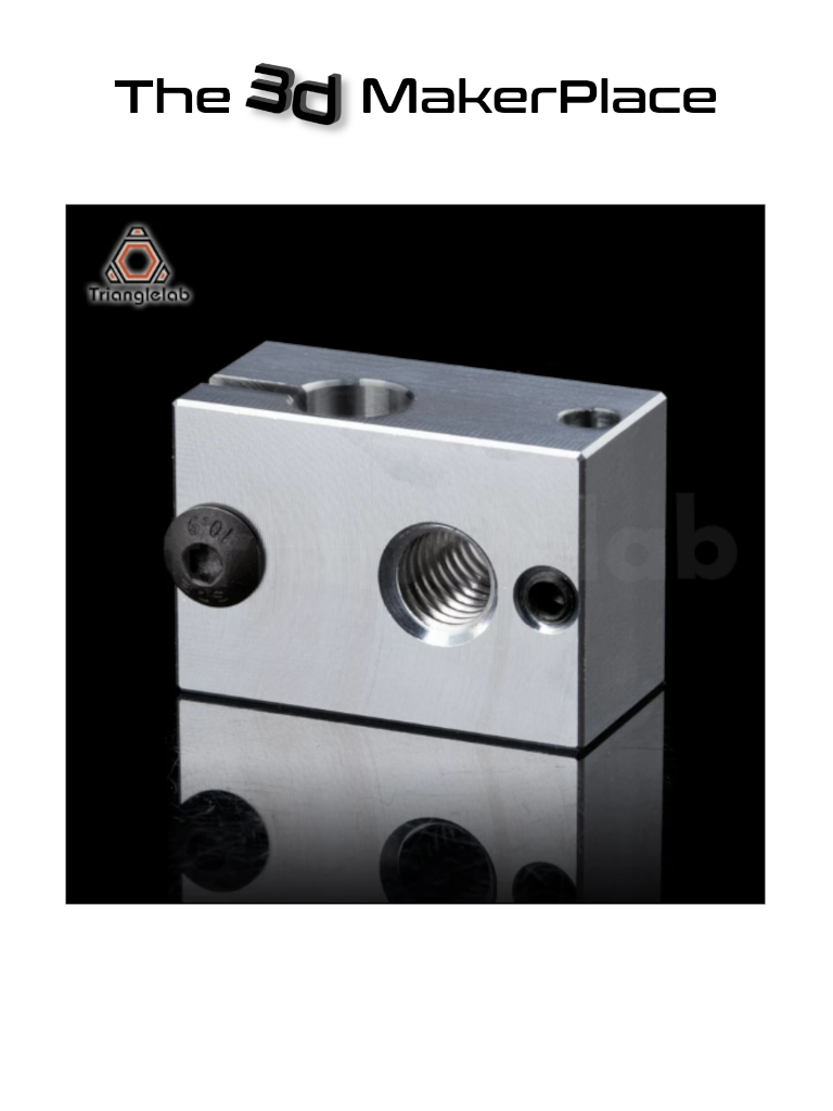 Trianglelab Volcano V6 Heater Block - Aluminum